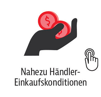 Exklusiver Vorteil: Nahezu Händler-Einkaufskonditionen