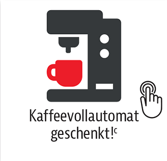 Exklusiver Vorteil: Kaffeevollautomat geschenkt!