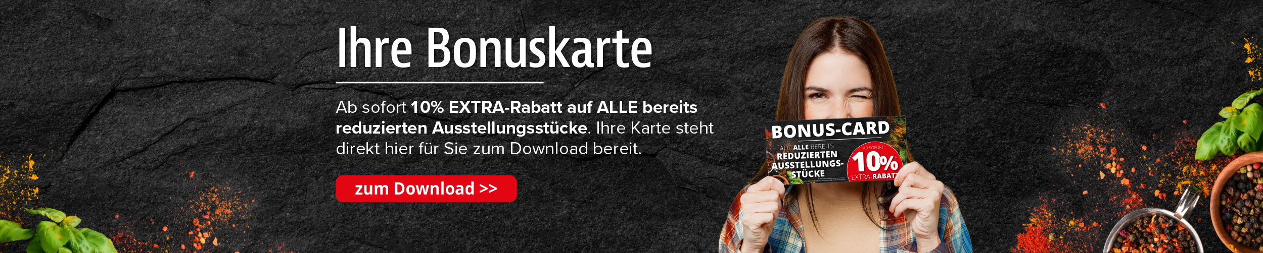Laden Sie jetzt Ihre Bonuskarte herunter!