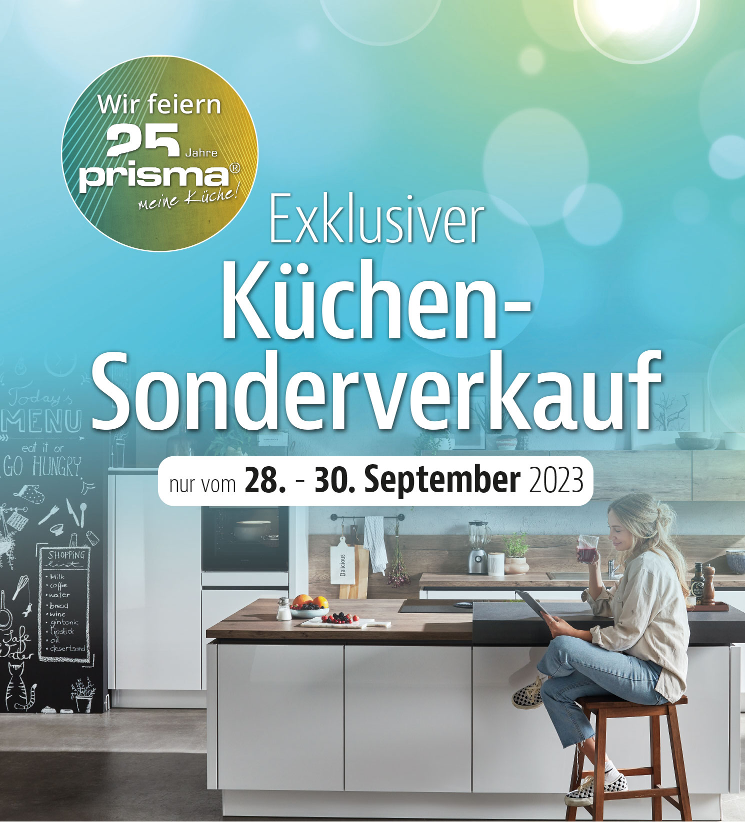 Exklusiver Küchen-Sonderverkauf nur vom 28. - 30. September 2023