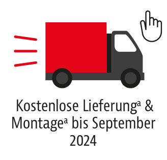 Exklusiver Vorteil: Kostenlose Lieferung & Montage bis September 2024